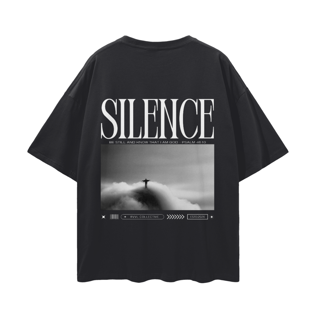 Silence,Tee,Dark,Streetwear,Casual